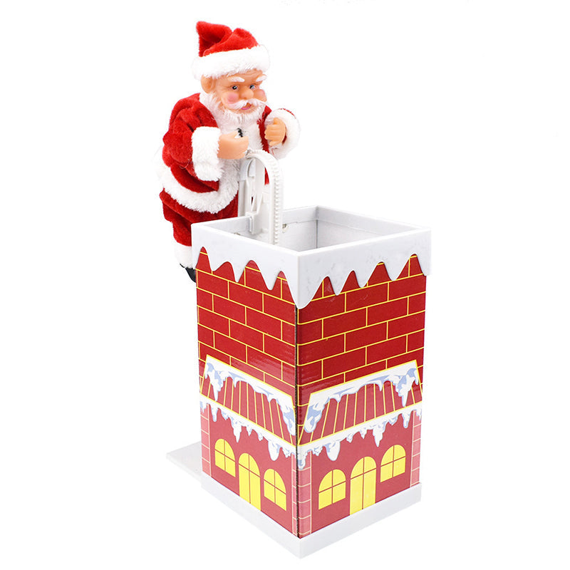 🎅Electric Santa Claus Climbing Ladder with Music