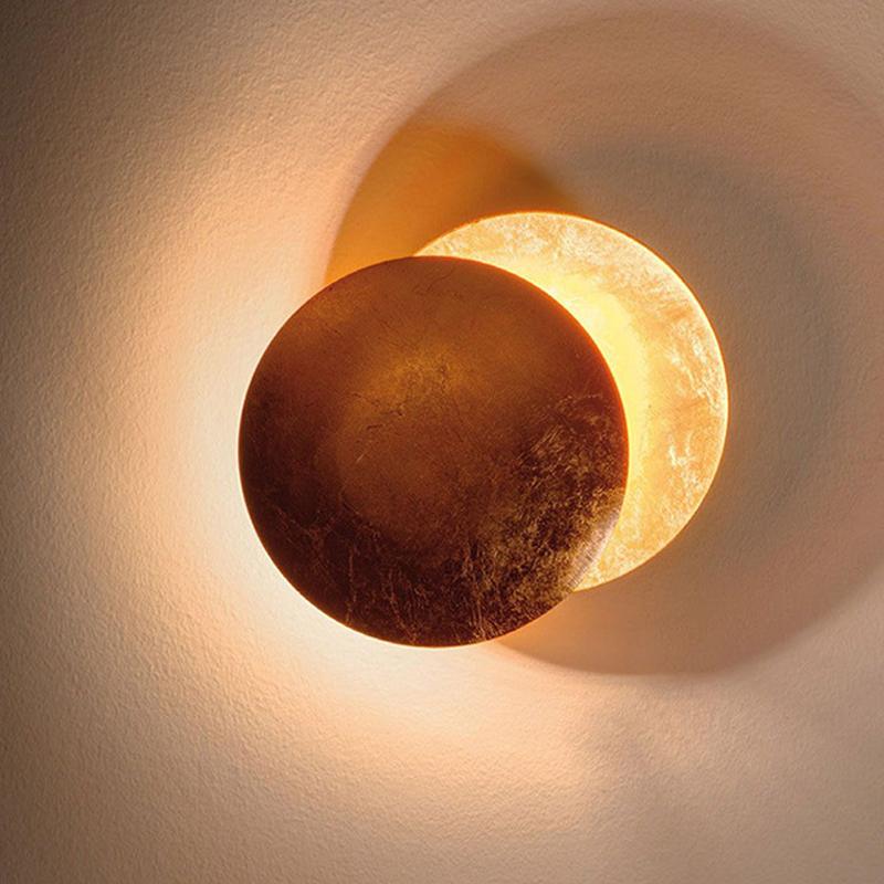 Creative Rotatable Moon Phase Wall Lamp