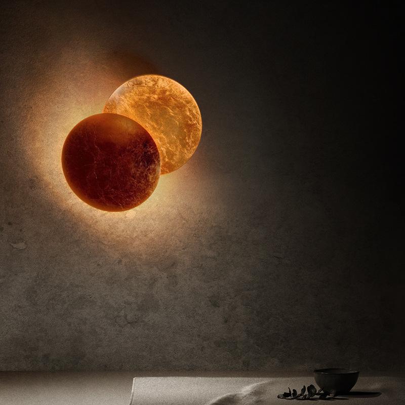 Creative Rotatable Moon Phase Wall Lamp