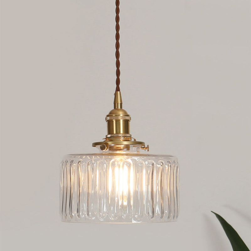 Miravique Stunning Cylinder Glass Pendant Light