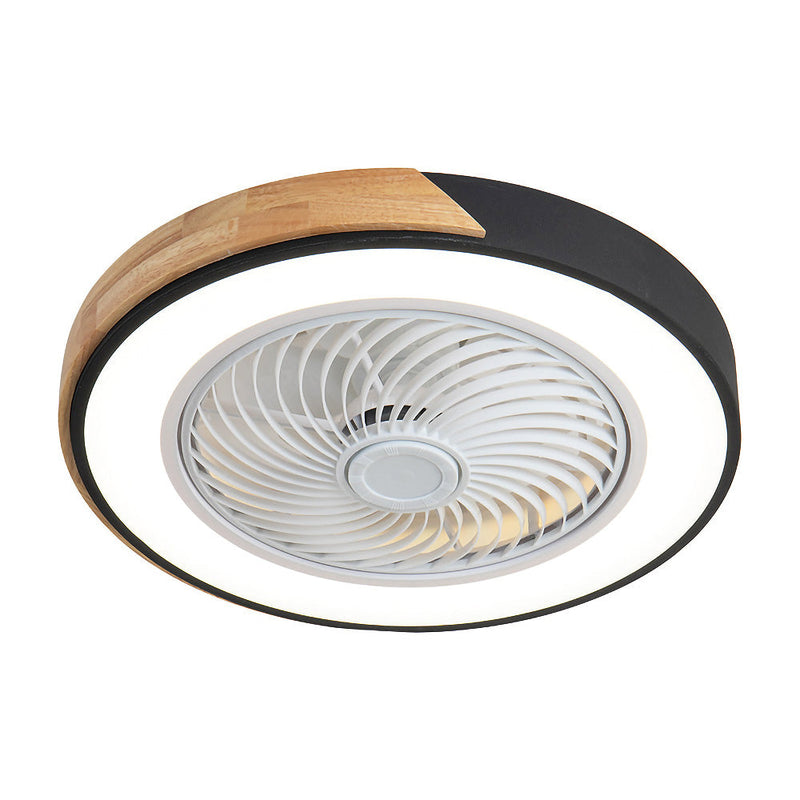 Miravique Wood Ceiling Fans With LED Lights