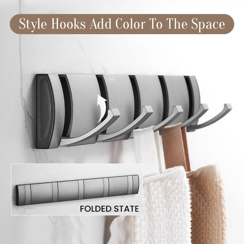 Minimalistic Folding Adhesive Hooks