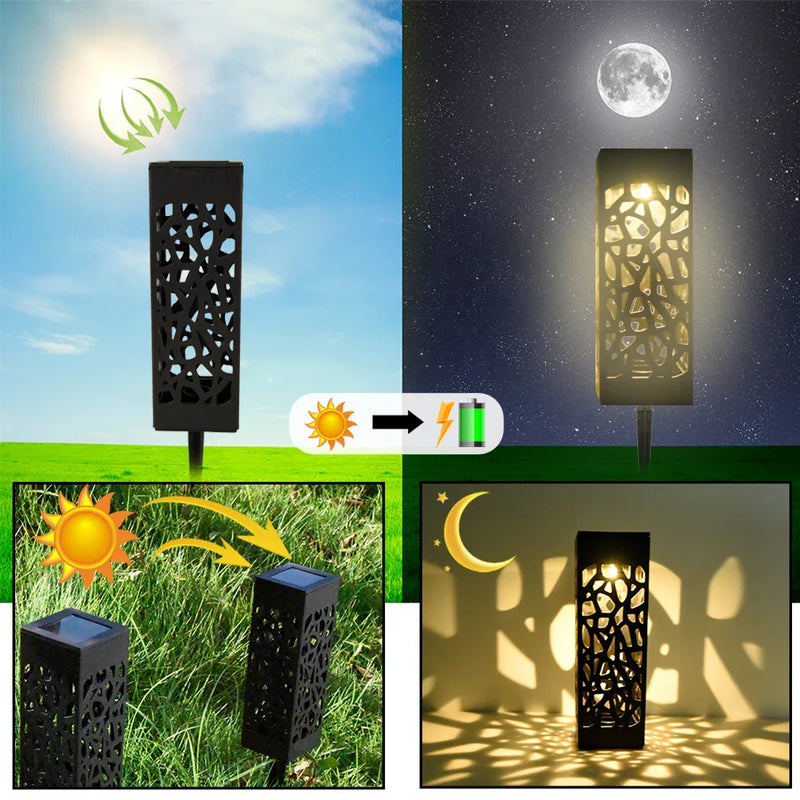 SolarGlow LED Solar Powered Lawn Lights – Waterproof Path Lighting for Garden & Driveway