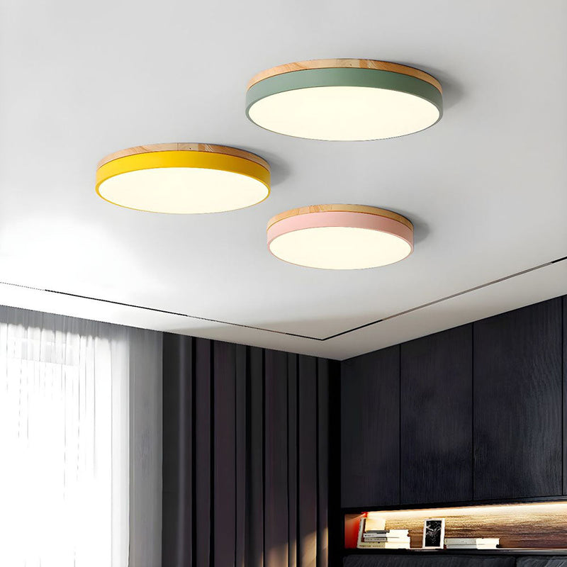 Miravique Round Shape Flush Mount Ceiling Lights