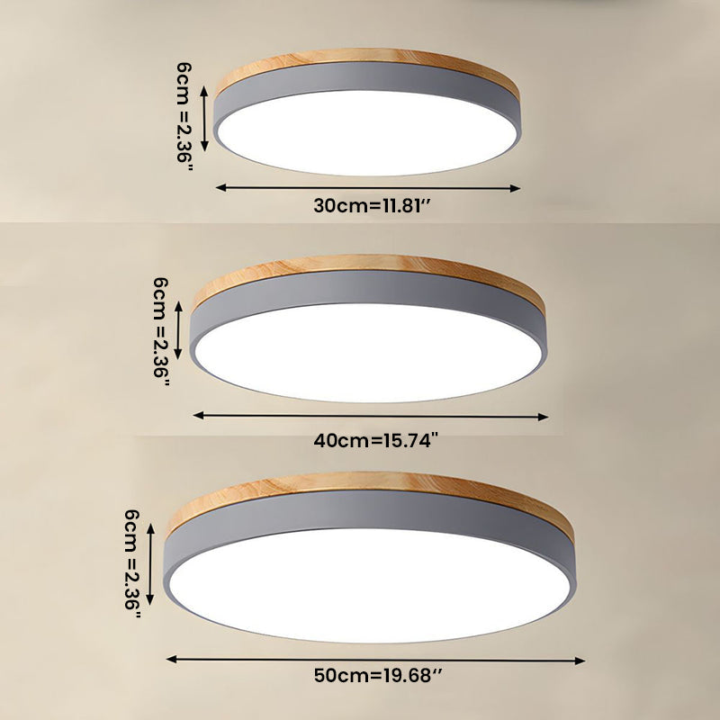 Miravique Round Shape Flush Mount Ceiling Lights