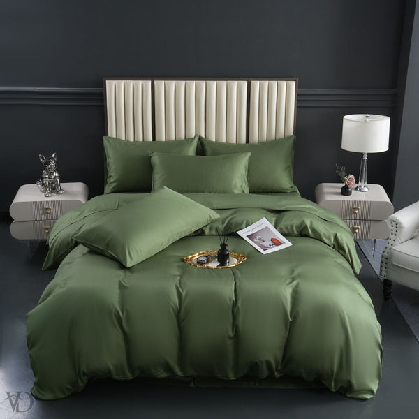 Miravique Dream Olive Luxury Bamboo Bedding Set