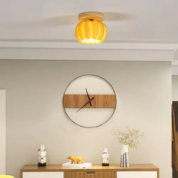 Miravique Pumpkin Ceiling Light