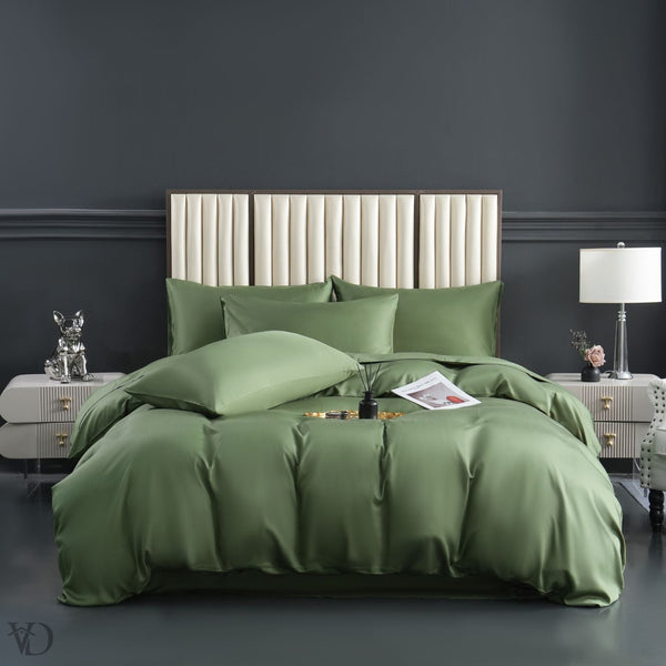 Miravique Dream Olive Luxury Bamboo Bedding Set