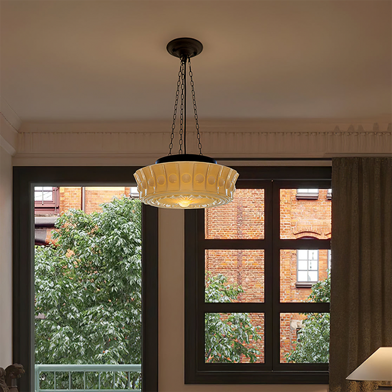 Miravique Vintage Round Pendant Light