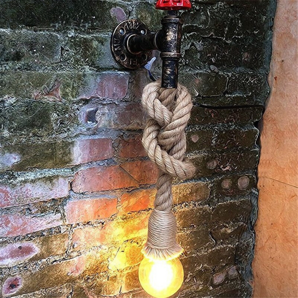 Rope lamp - Vintage Retro