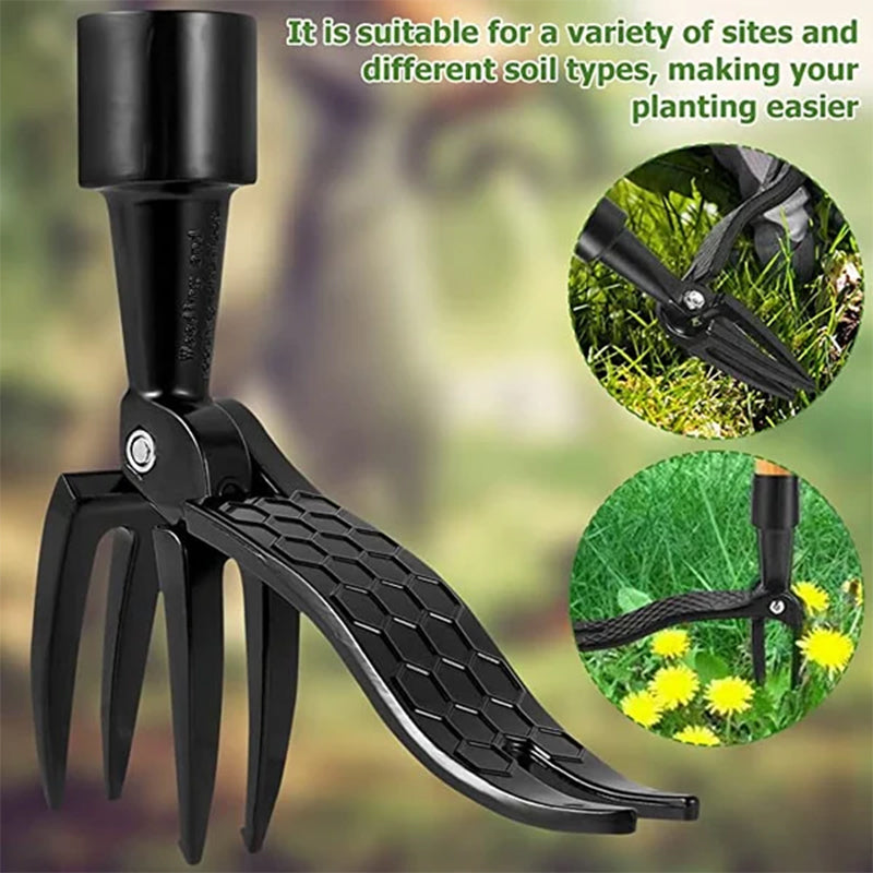 Stainless Steel Adjustable Long Handle Detachable Weed Puller