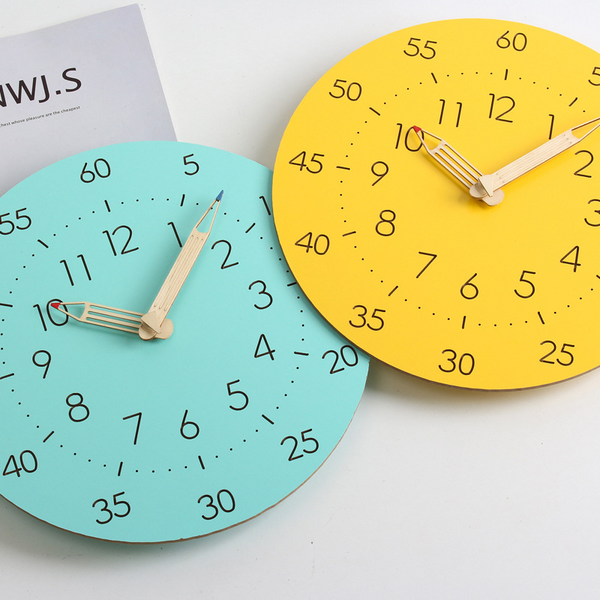 Analogue Noiseless Childrens Wall Décor Clock