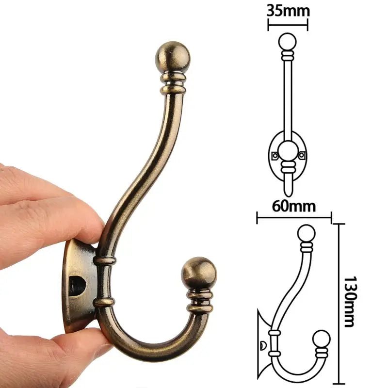 High-Quality Brass Coat Hook