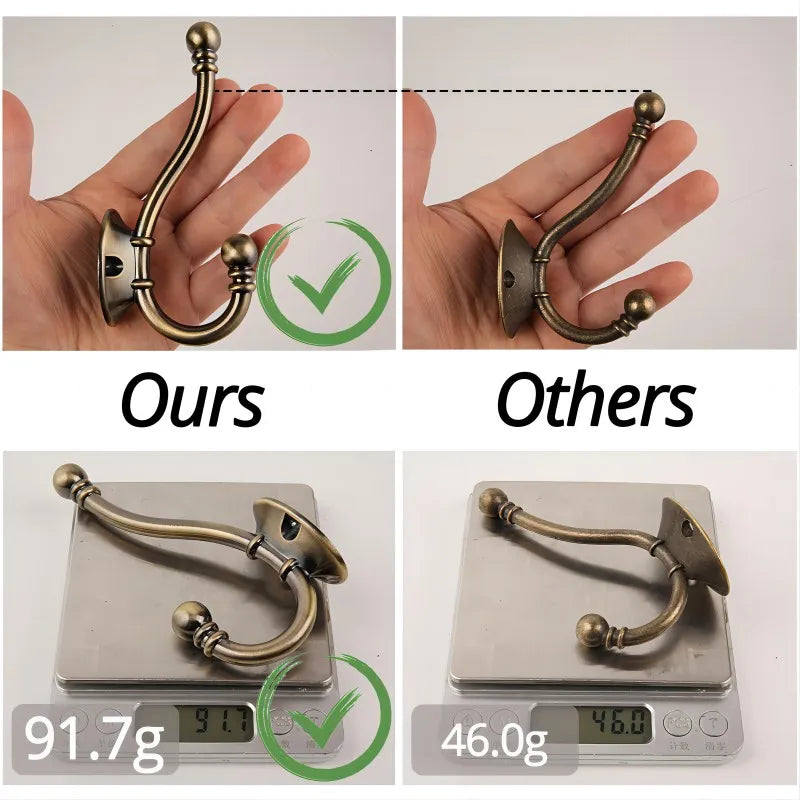 High-Quality Brass Coat Hook