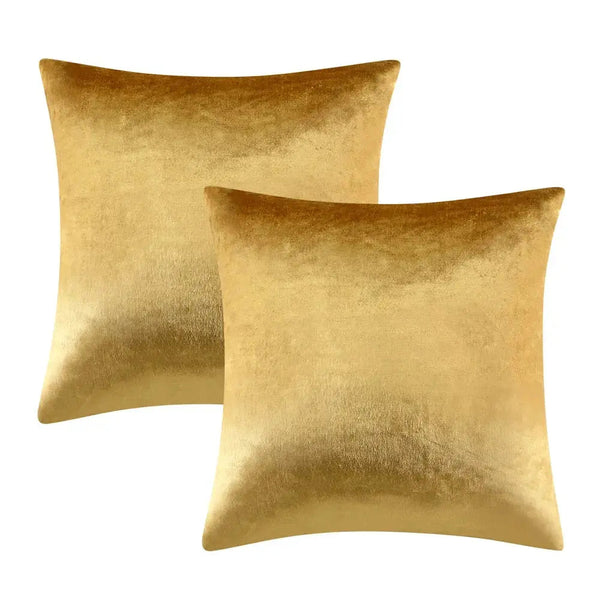 2 Pack Glowing Velvet Cushion Covers