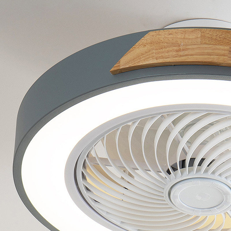 Miravique Wood Ceiling Fans With LED Lights