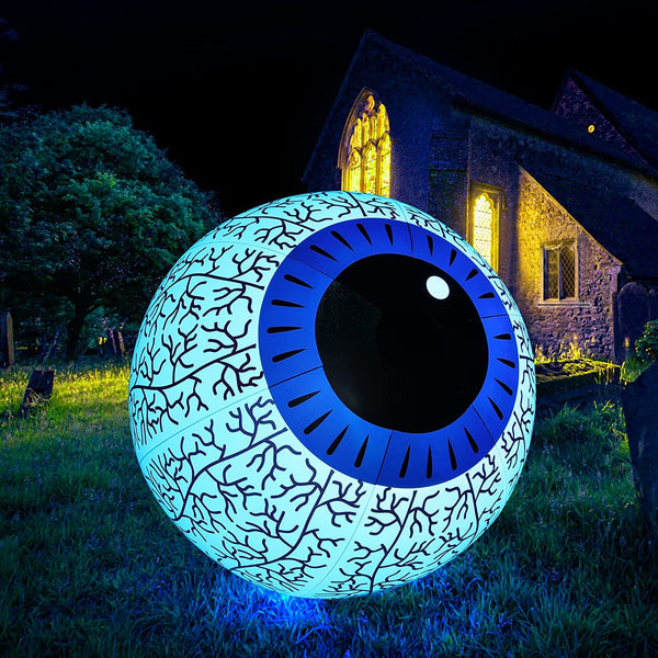 24-Inch Halloween Inflatable Ghost Eyeball Decor