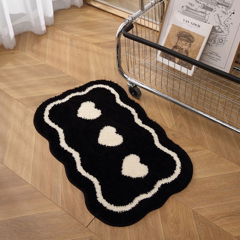 Love-Heart Bathroom Mat