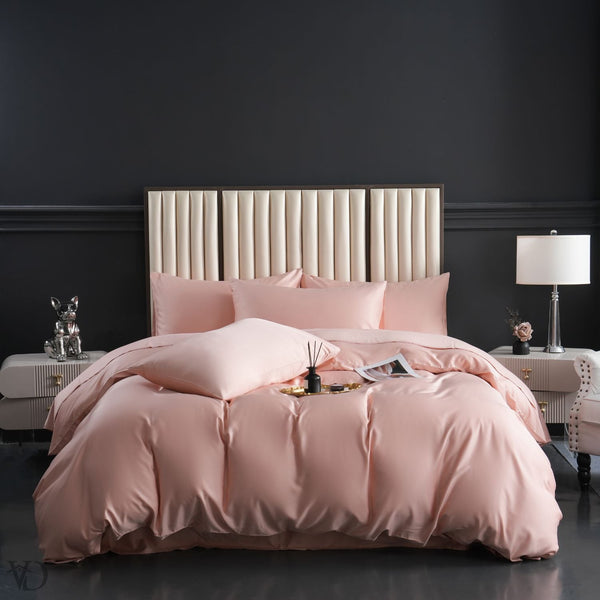 Miravique Dream Pink Luxury Bamboo Bedding Set