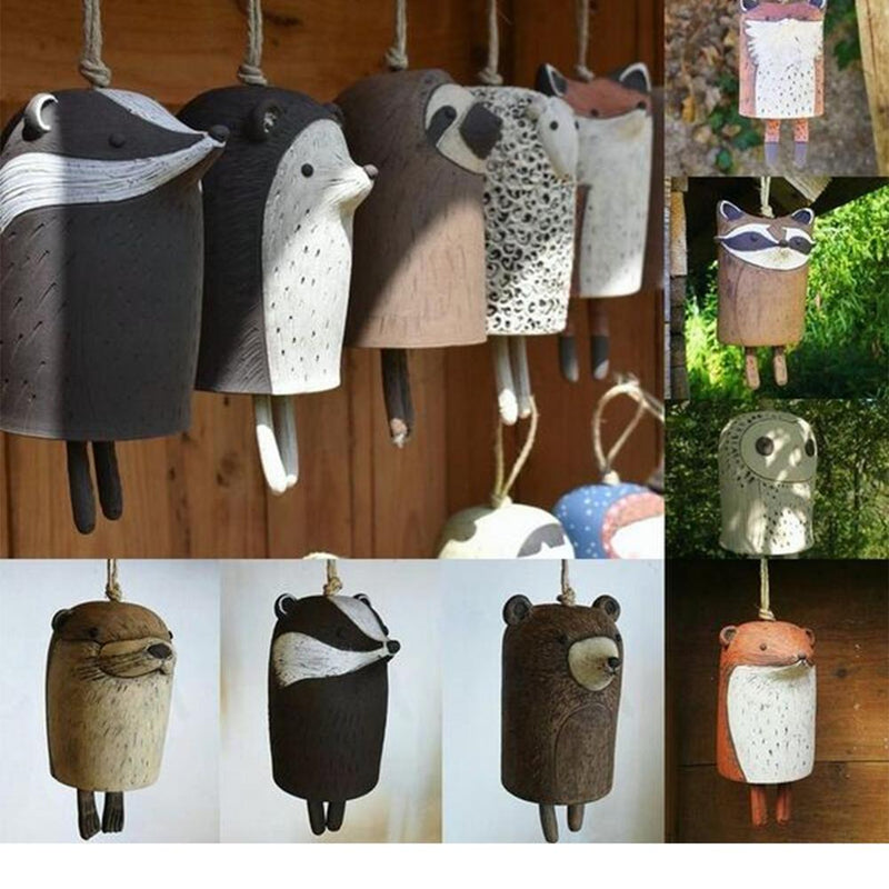 Vintage Resin Animal Rustic Wind Chimes