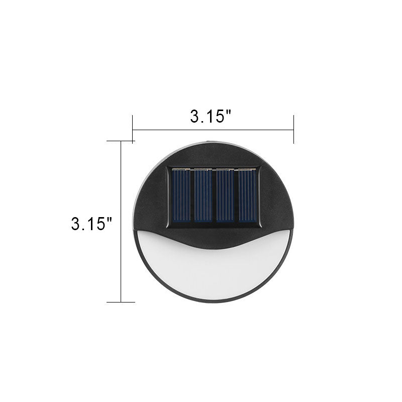 LED Solar - Outdoor Patio Step Lights, Round, Square, Waterproof