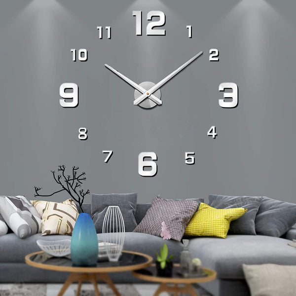 KreativDesign DIY Wall Clock - Unique Artistic Home Decor with Customizable Sizes and Colors