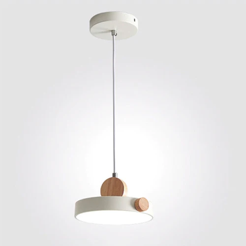 Miravique Metal and Wood Pendant Light