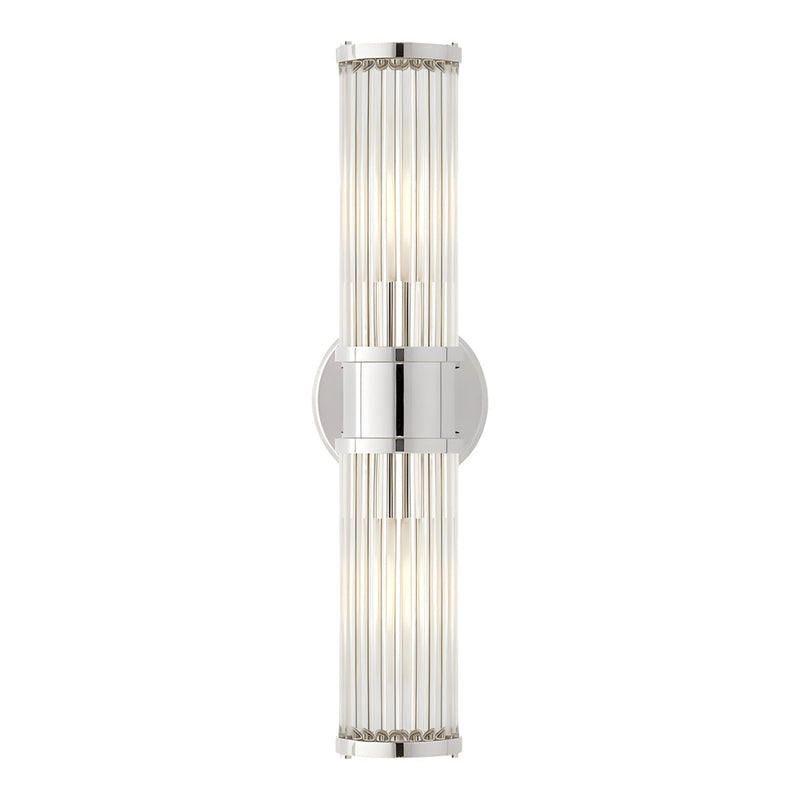 1/2 Light Modern Wall Lamp with Cylindrical Glass