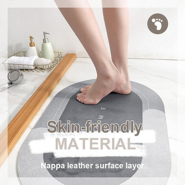 Super Absorbent Floor Mat for Home, Bathroom Soft Quick Drying Mat