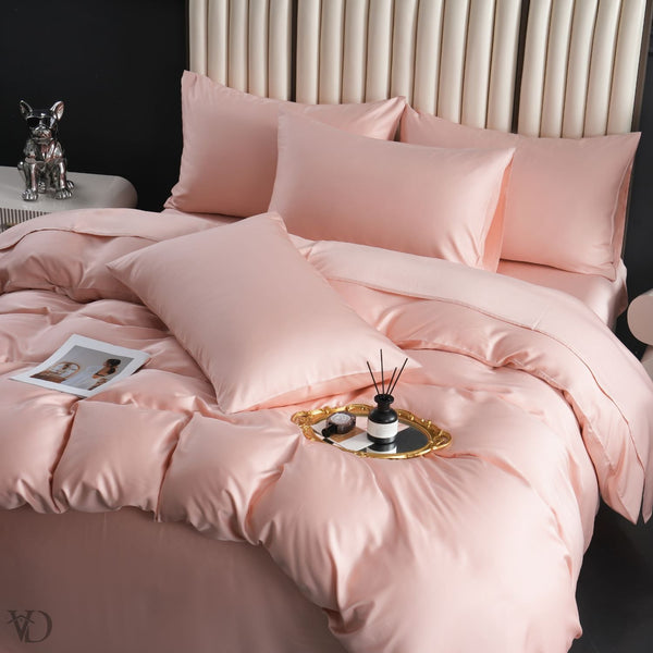 Miravique Dream Pink Luxury Bamboo Bedding Set