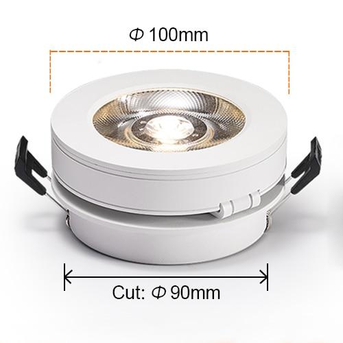 360-degree Ultrathin Downlight Ceiling Recessed Lighting