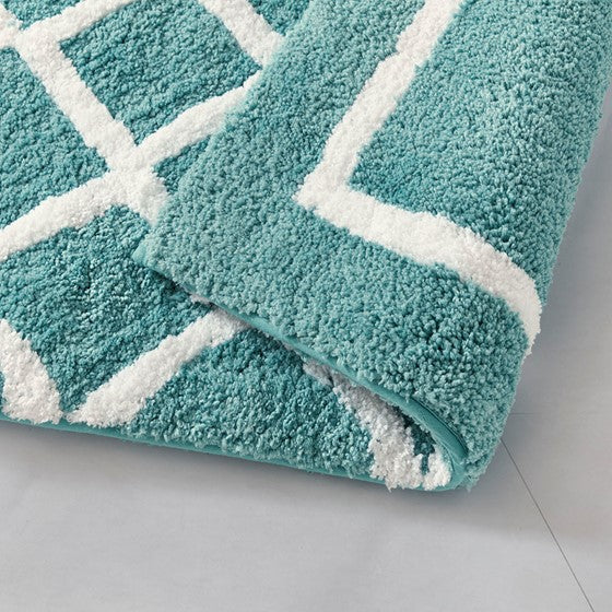 Bittman Reversible High Pile Tufted Bath Rug