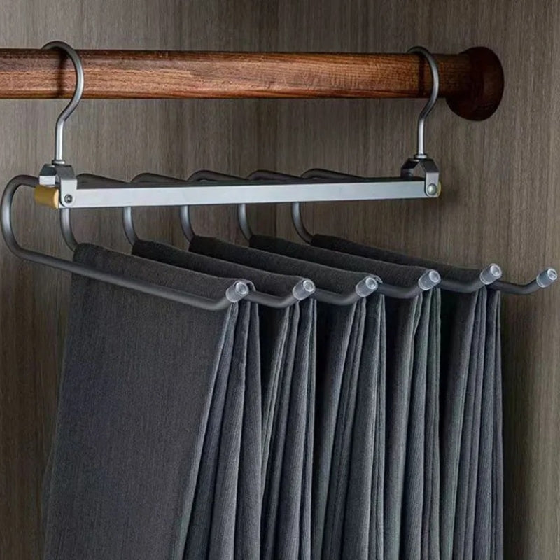 Miravique Aluminum Space Saving Pant Hangers