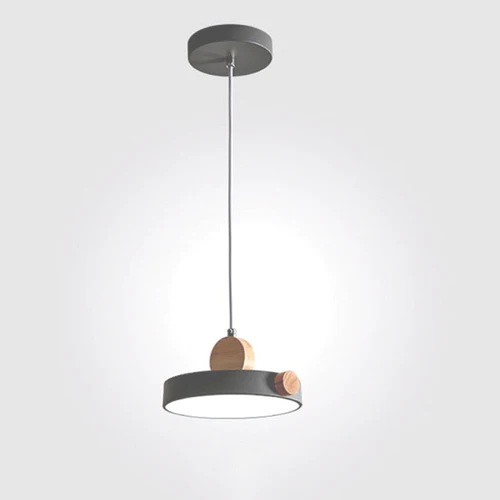 Miravique Metal and Wood Pendant Light