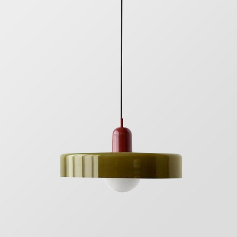 Bauhaus Pendant Lamp – Colored Glass Stylish Design