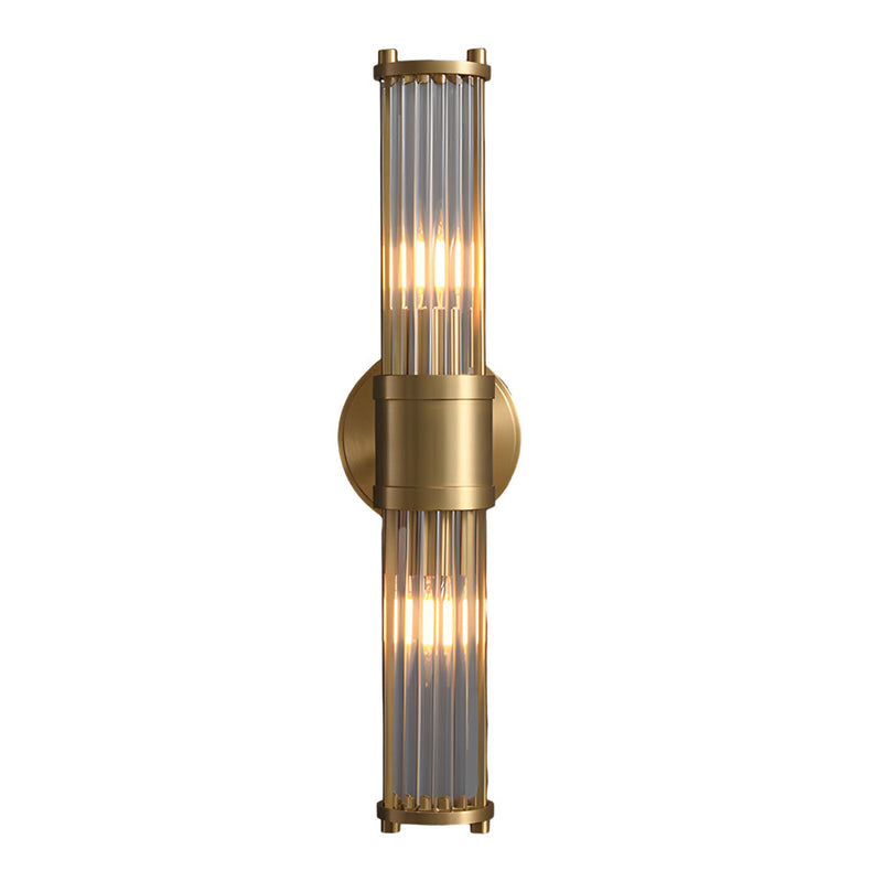 1/2 Light Modern Wall Lamp with Cylindrical Glass