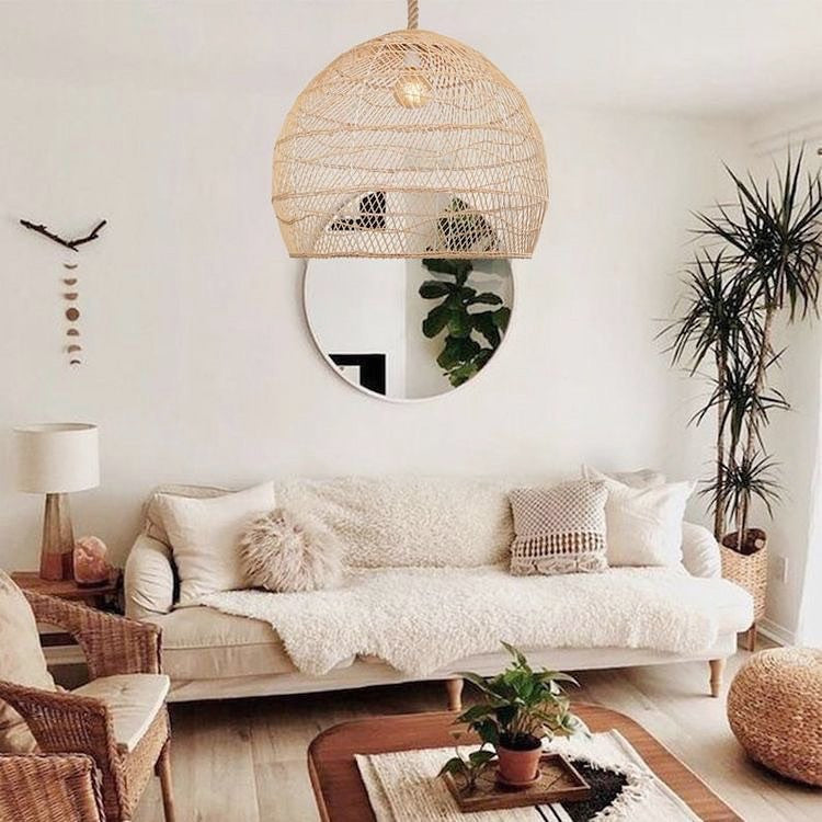 Miravique Hemp Rope Hanging Ceiling Lights