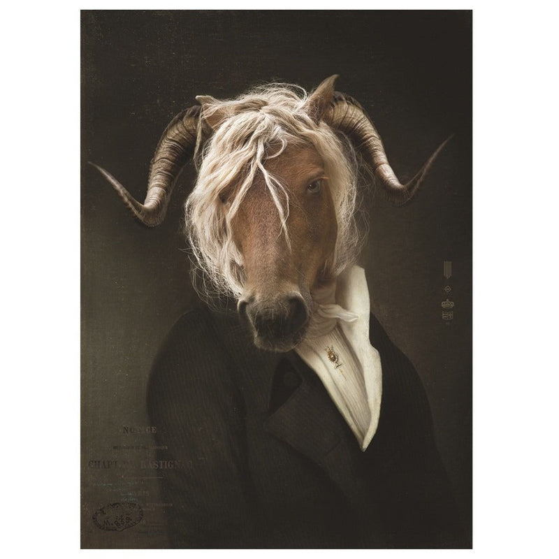 THE RETRO GOAT CANVAS PRINT