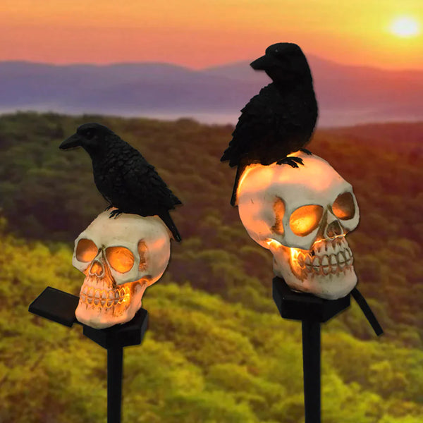 Skull Garden Solar Decorative Lights