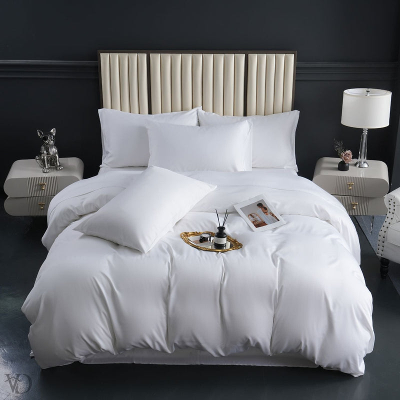 Miravique Dream White Luxury Bamboo Bedding Set