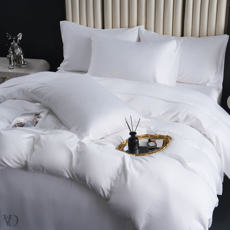 Miravique Dream White Luxury Bamboo Bedding Set