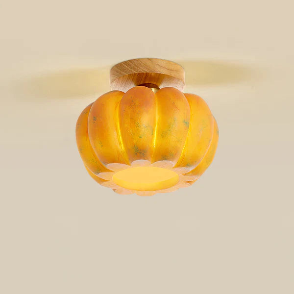 Miravique Pumpkin Ceiling Light