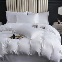 Miravique Dream White Luxury Bamboo Bedding Set