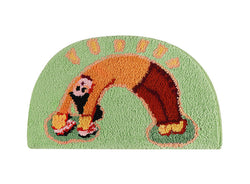 Quirky Yoga Poses Door Mat