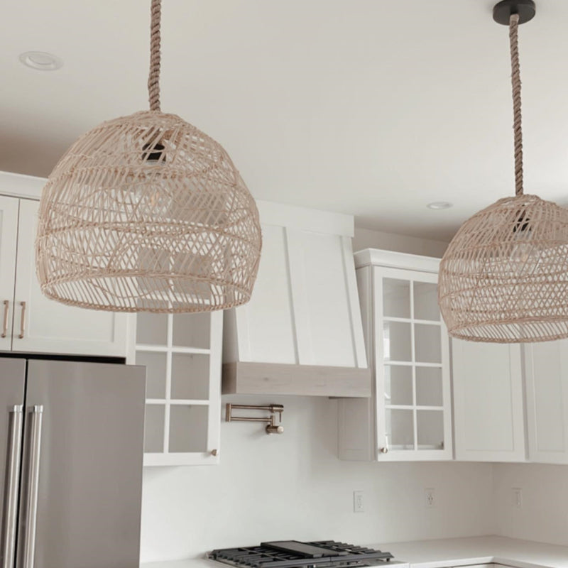 Miravique Hemp Rope Hanging Ceiling Lights