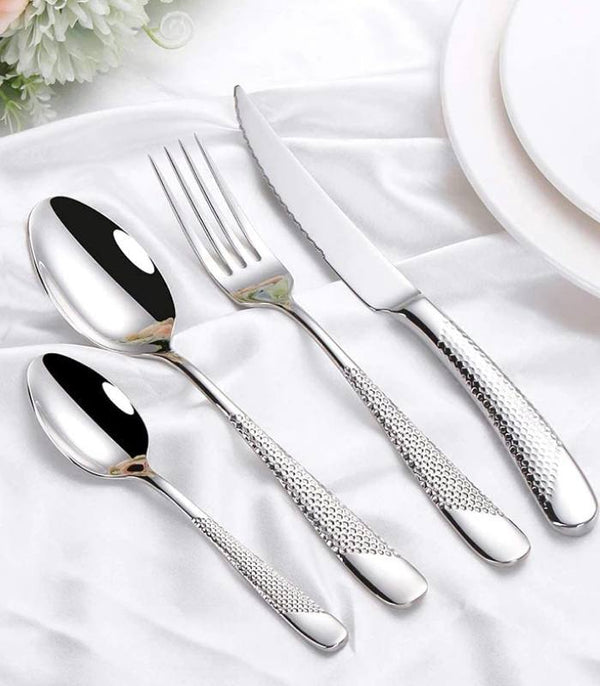 Premium Stainless Steel Mirror-Polished Cutlery Set