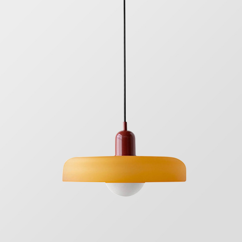 Bauhaus Pendant Lamp – Colored Glass Stylish Design