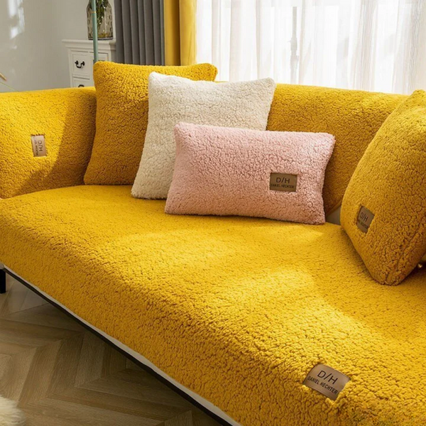 Sofa Cover - Plush - Soft Towel - Living Room Decor