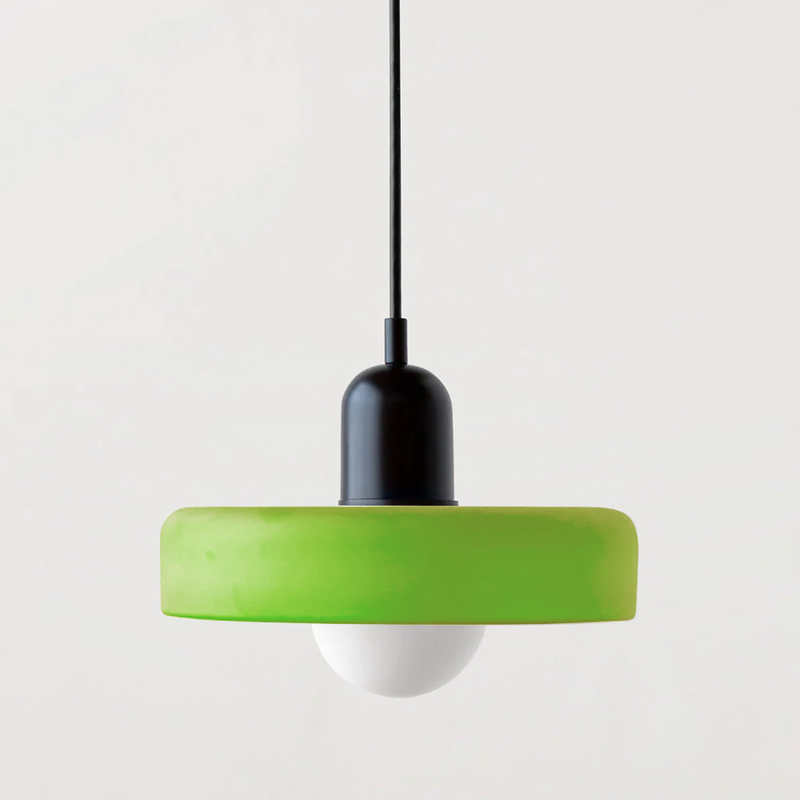 Bauhaus Pendant Lamp – Colored Glass Stylish Design