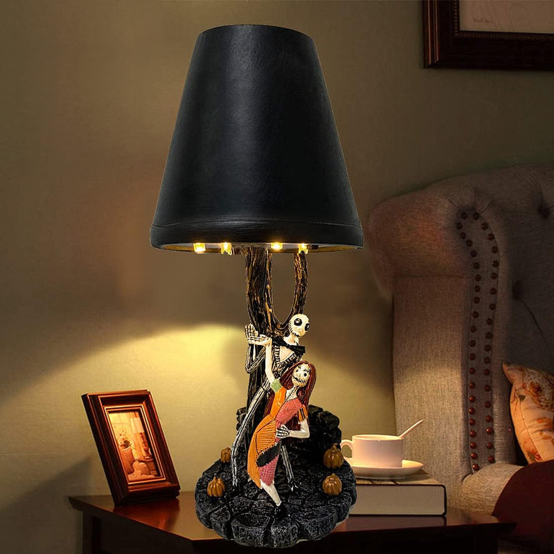 New Halloween Home Bedroom Jack Glowing Table Lamp LED Lamp Halloween Table Lamp